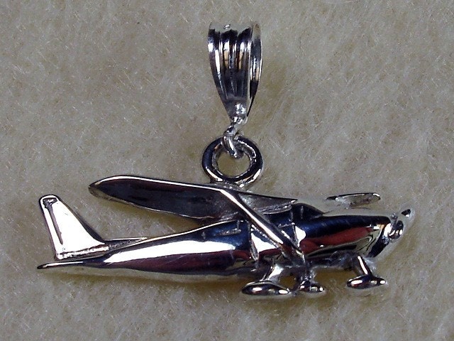 Cessna 172-182 Silver Sterling Silver Pendant Jewelry