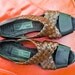 Cole Haan Black and Brown Braided Leather Sandals Sz 8.5 AA