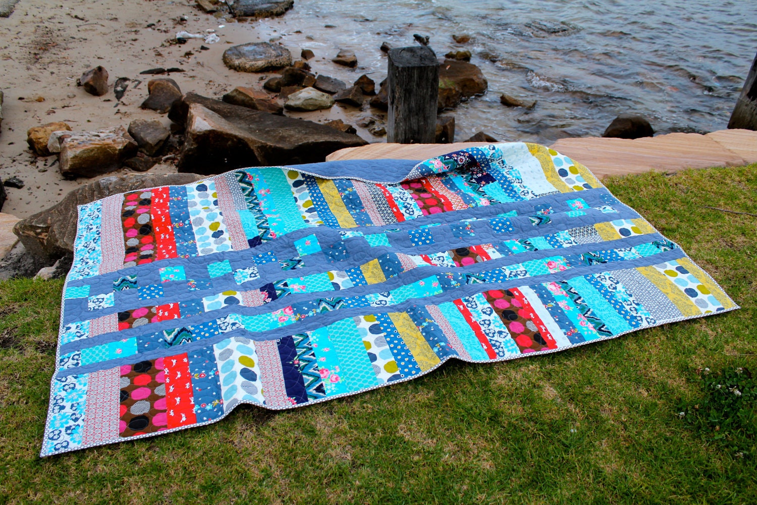 Colourful Hand made quilt