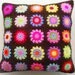 the candy in chocolatedip granny square cushion cover