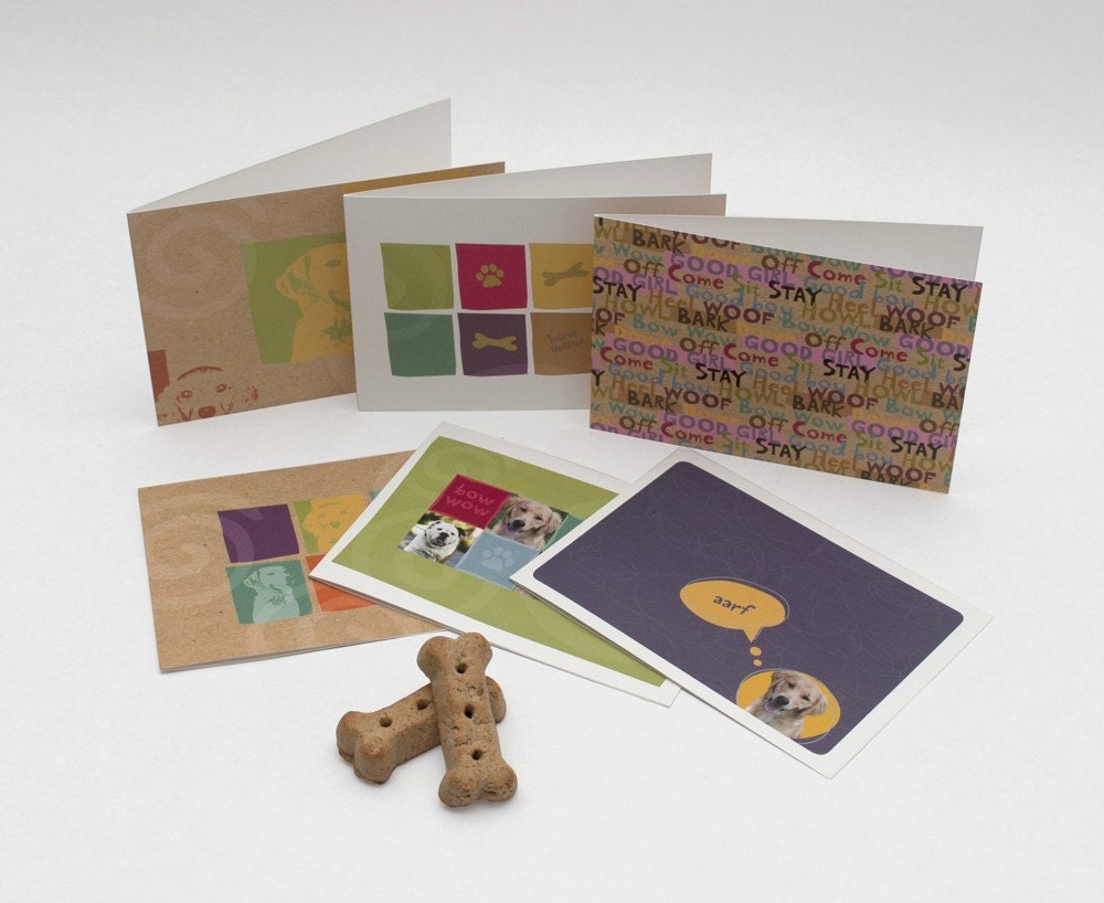 1 set of 6 assorted 6x4.25 greeting cards
