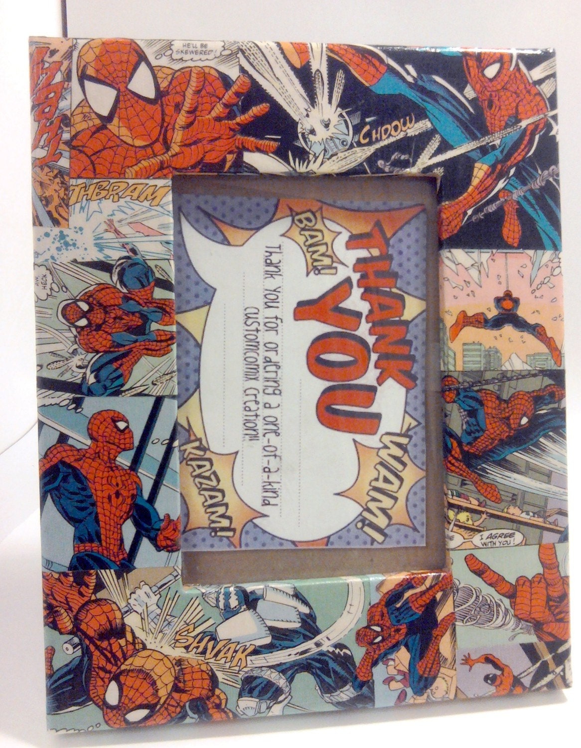 Vintage Spiderman Comic Frame