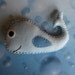 Wilbur the Fleece Plush Whale