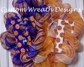 Deco Mesh Florida and Tennessee House Divided Wreath