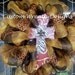Bronze Leopard Cross Wreath