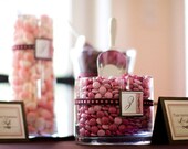Pink & Brown Stylish Soiree DIY Personalized Tent Cards