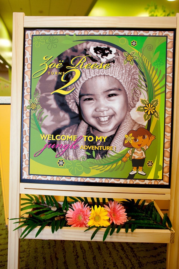 Dora the Explorer DIY Printable Welcome Sign