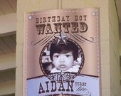 Western Cowboy DIY Printable WANTED Sign w/Photo