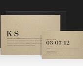 Wedding Invitations - Modern & Urban Wedding