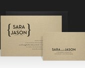 Urban Wedding Invitation - Modern & Urban Wedding