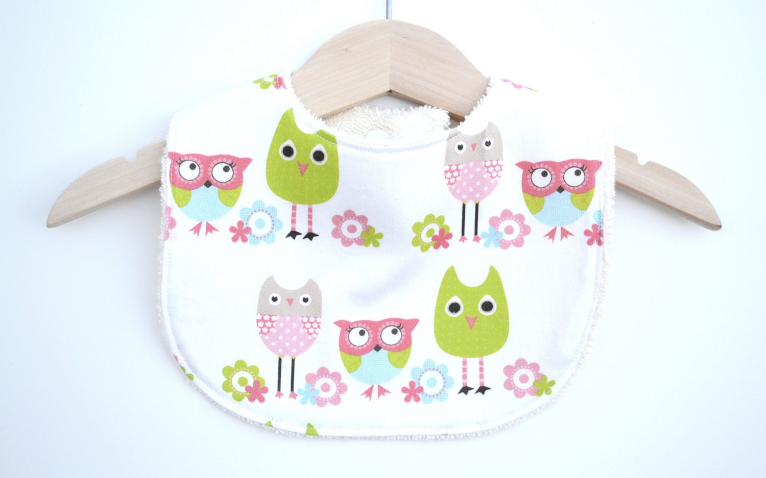 The Drooler - Organic Bib - Owls