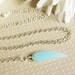 Feather Necklace - Baby Blue Gemstone & Sterling Silver 32 Inch Chain - Adjustable Length - Birthday / Easter / Anniversary Gift