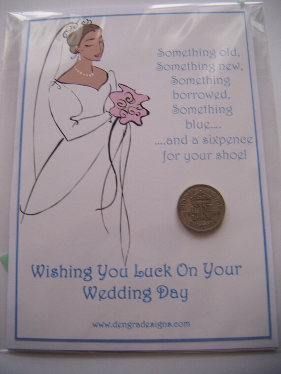 Lucky Sixpence Bride Good Luck Charm Gift by DengraDesigns on Etsy