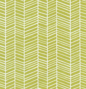 1/2 Yard Joel Dewberry Modern Meadow Herringbone in Grass Light Green