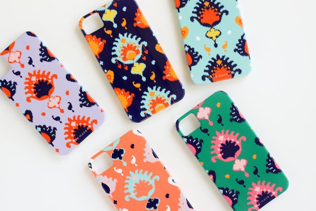 Custom iPhone 5 or 4S Case - Ikat Collection - Choose Your Color