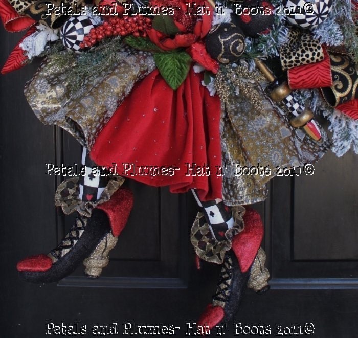 RESERVED LISTING For Joyce Only.... "The QUEEN" Christmas Wreath -Valentine Wreath