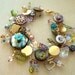 CUSTOM FOR DONNA --Button Fairy Bracelet