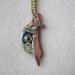 Steampunk Necklace "The Sword of Time"