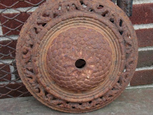 Vintage Rusty Crusty Floor Lamp Base