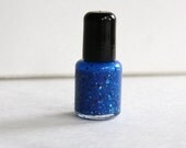 Mini Bottle Blue and holographic glitter nail polish You're a Firework