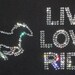 Horse Swarovski Crystal Rhinestone Transfer