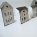 R E S E R V E DFive Vintage Wooden House Blocks