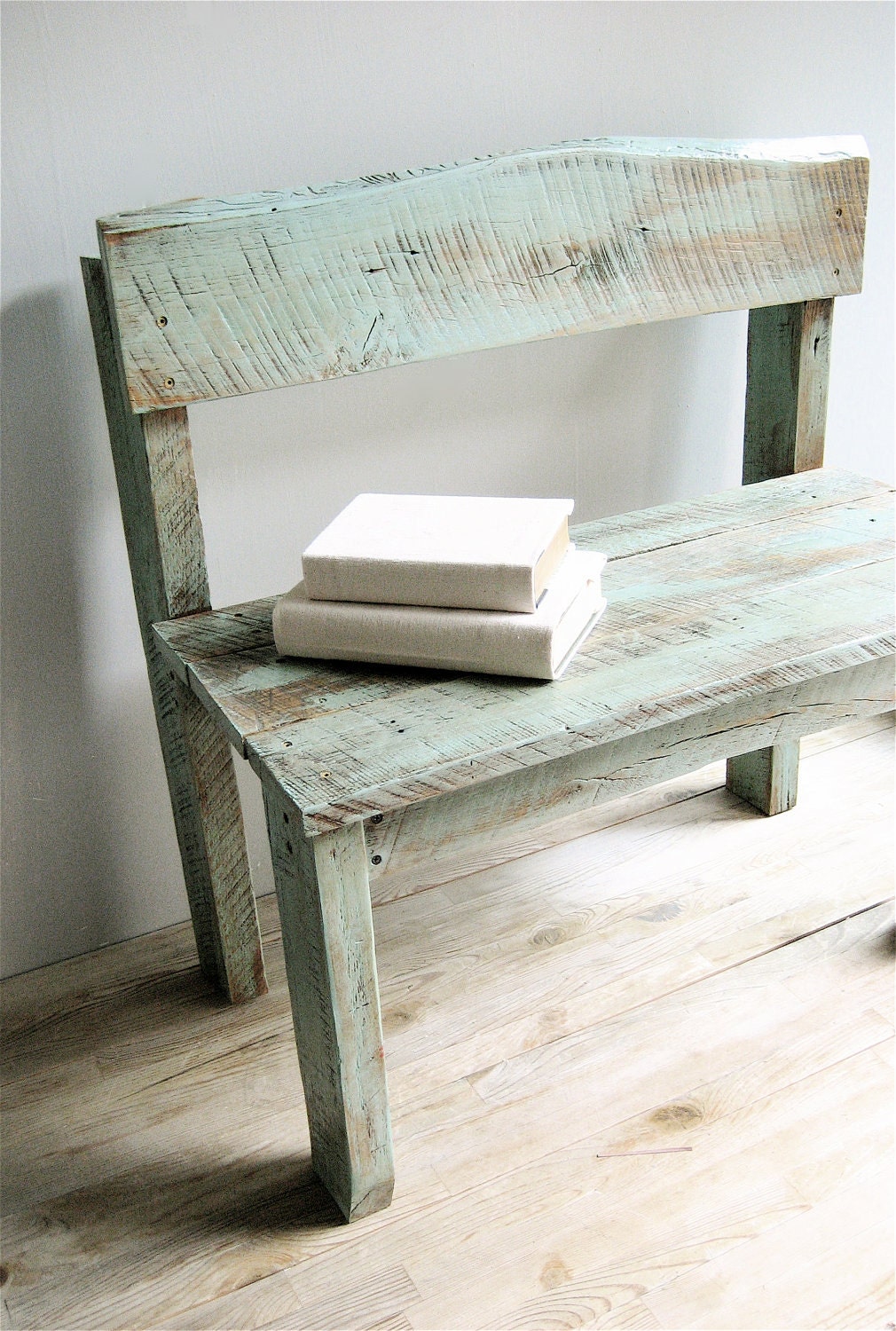 Vintage Reclaimed Wood Bench