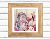 Hop On Luster Photo Print 5x5 Carnival Artwork Photo Print