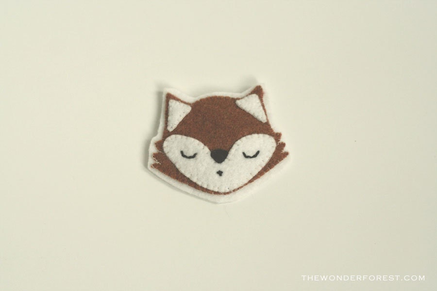Fox Brooch Pin retro inspired accessory
