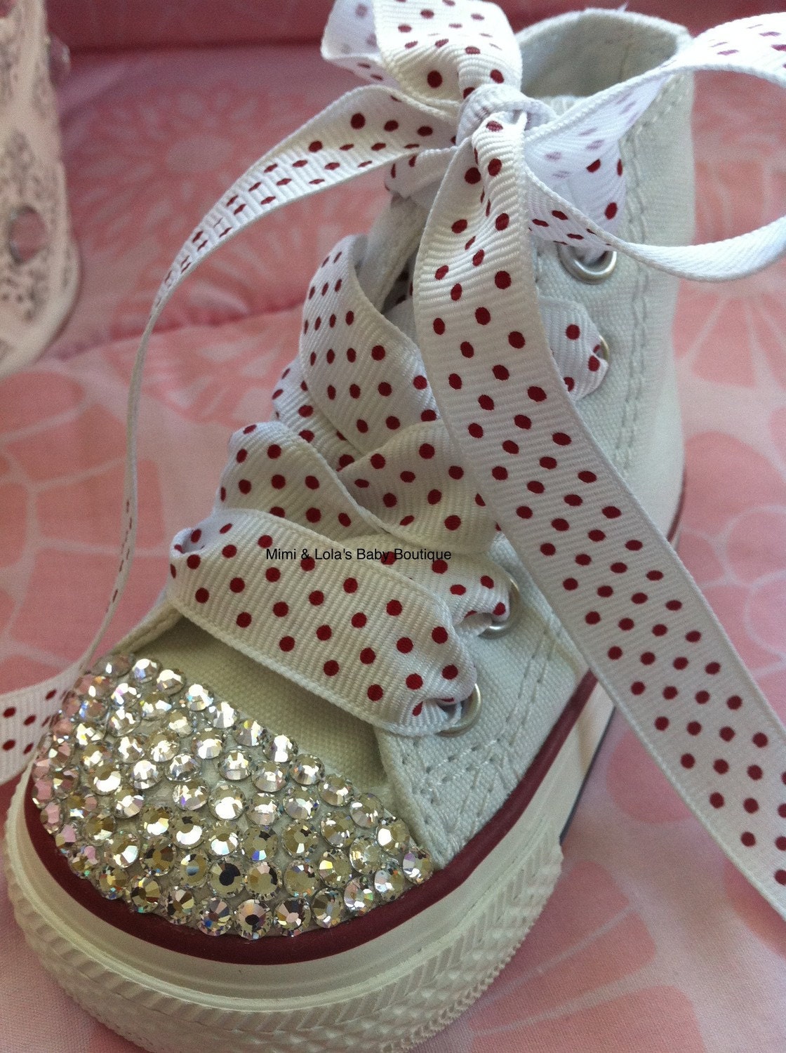 WHITE BLING CONVERSE 