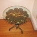 Hollywood REGENCY Mid Century Modern Gilt Flower Table
