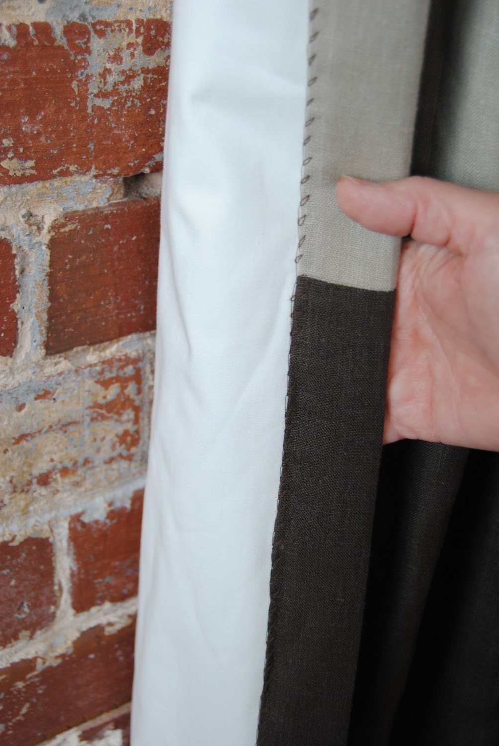 108"L x 46"W Striped Drapery Panel - Pick your colors