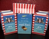Photo Party Favor Bags - PIRATE THEMED