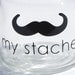 My Stache medium jar....the Cowboy Mustache Glass Jar...a perfect place for your 'STACHE'