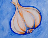 Fine Art Original painting: "NOM NOM NOM"