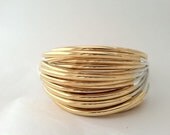 White Cuff Bracelet- Tube Bracelet, Leather Cuff Bracelet