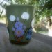 Green Owl - Blue Owl - Handpainted Mug