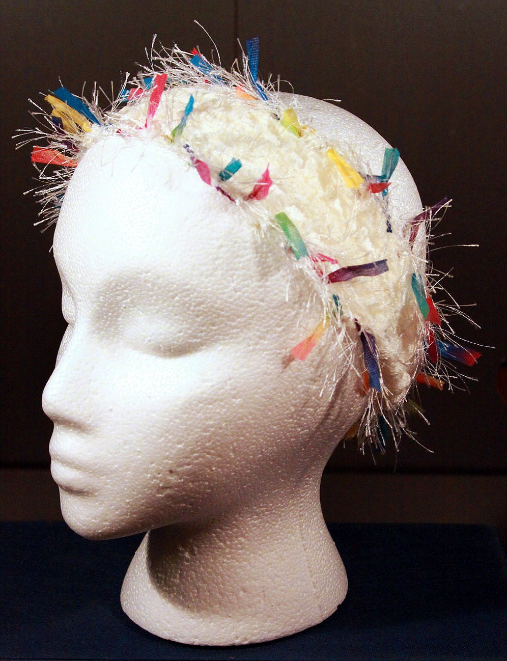 Fuzzy Spring Headband ,  Crochet headband