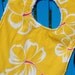 Girl Baby Bib Hawaiian Tropical Beach Summer Floral Print Found ONLY in HAWAII Yellow Habiscus Hibiscus Designer Print