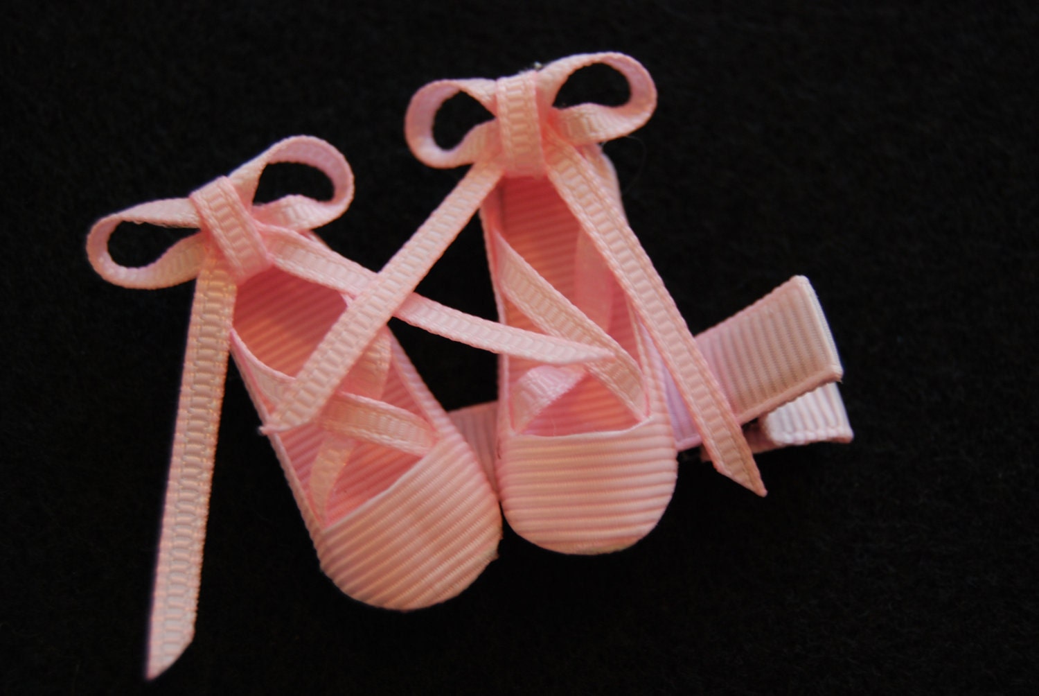 2 Ballerina Ballet Dance Slipper Hair Clip Barrette