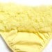 Ruffle Bum Baby Bloomer Diaper Cover Sunshine Butter Yellow with Chiffon Ruffle TuTu Bum