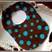 Modern Chocolate Bubble Unisex Baby Bib Babyshower Birthday Party Gift