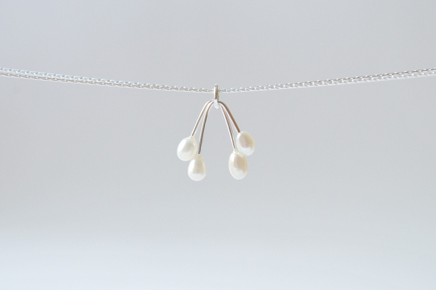 Petite pearl necklace
