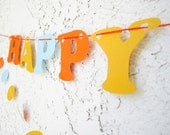 Happy Birthday Banner - Customizable Words Banner