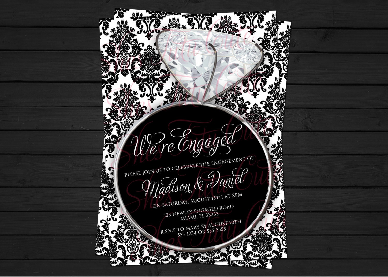 Engagement Party Invitation Digital File YOU-PRINT Il_170x135