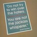 Jackass Whisperer sign - smaller size