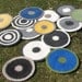 Felt placemat grey - Organic eco-friendly - Cream, light gray and dark gray