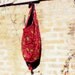 Red African wax bag -  hobo bag original knot design - print fabric - Coupon "SPECIAL" - 15% OFF