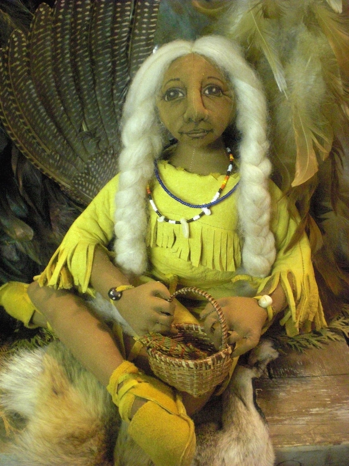 The Medicine Woman - Cloth Doll