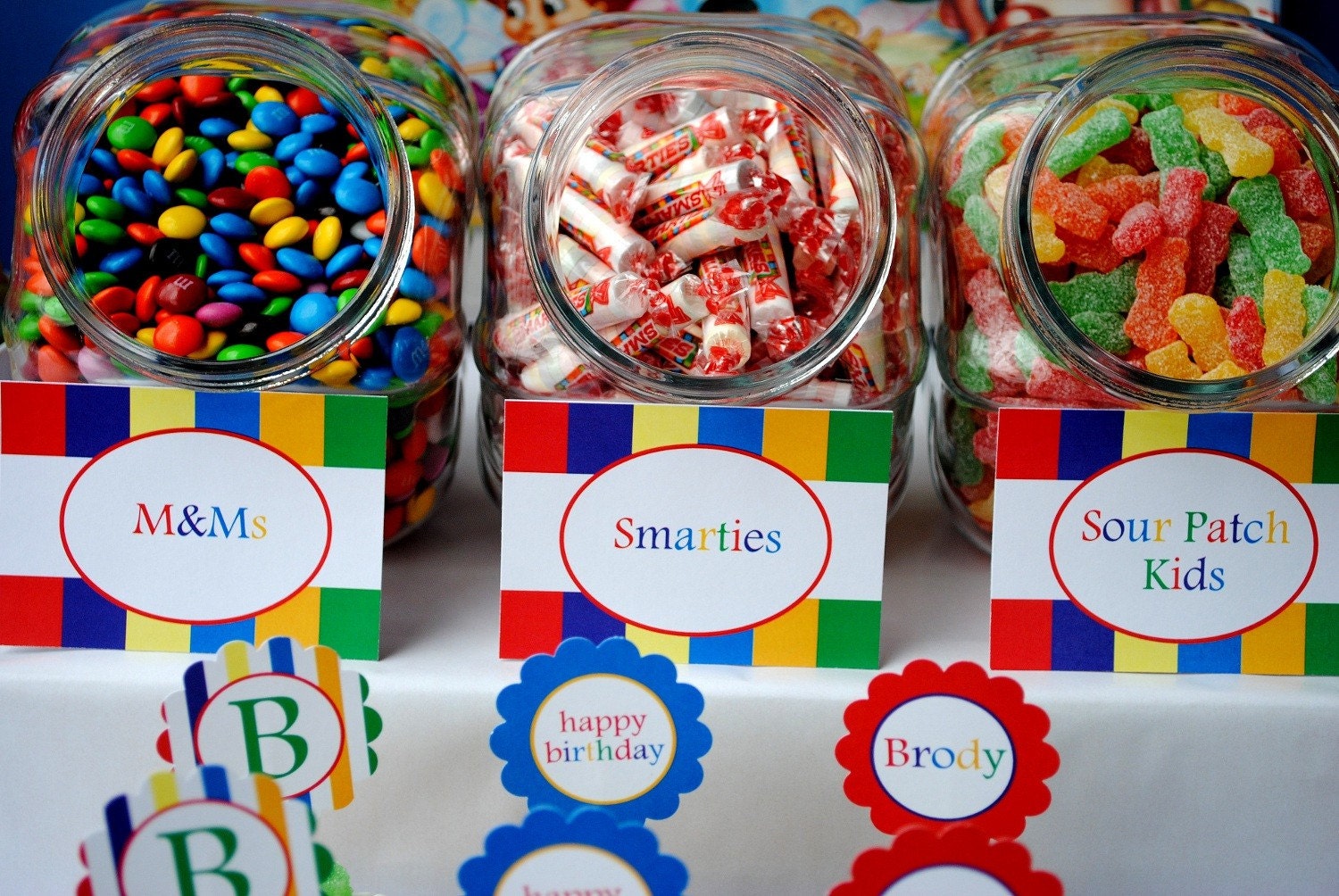 Candyland Birthday - Printable Personalized Banner